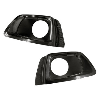 Replacement - Front Driver and Passenger Side Fog Light Bezel Set (Standard Line)