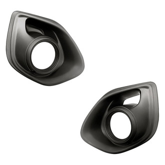 Replacement - Front Driver and Passenger Side Fog Light Bezel Set (Standard Line)