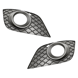 Replacement - Front Driver and Passenger Side Fog Light Bezel Set (Standard Line)