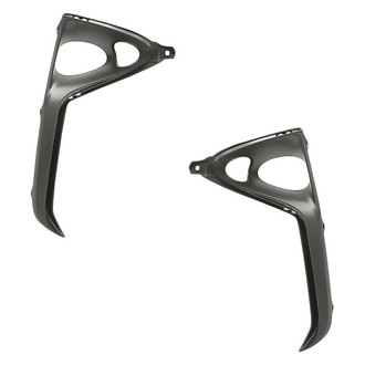 Replacement - Front Driver and Passenger Side Fog Light Bezel Set (Standard Line)