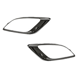 Replacement - Front Driver and Passenger Side Fog Light Trim Set (CAPA Certified)