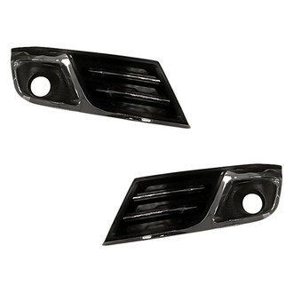 Replacement - Front Driver and Passenger Side Fog Light Bezel Set (Standard Line)