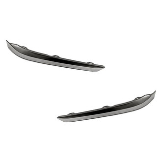 Replacement - Front Outer Driver and Passenger Side Bumper Molding Set (Standard Line)