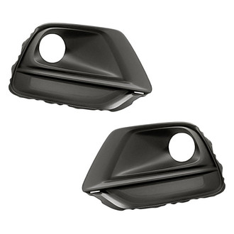 Replacement - Front Driver and Passenger Side Fog Light Bezel Set (Standard Line)