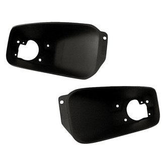 Replacement - Front Driver and Passenger Side Fog Light Bezel Set (Standard Line)
