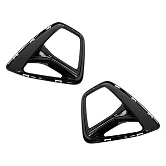 Replacement - Front Driver and Passenger Side Fog Light Bezel Set (Standard Line)