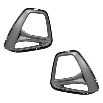 Replacement - Front Driver and Passenger Side Fog Light Bezel Set (Standard Line)