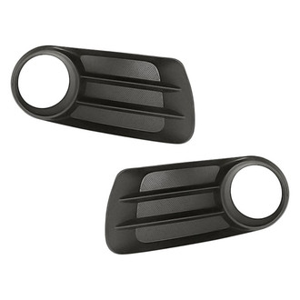 Replacement - Front Outer Driver and Passenger Side Fog Light Bezel Set (Standard Line)