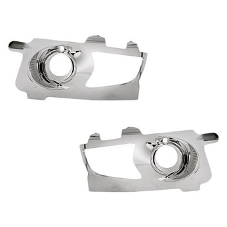 Replacement - Front Driver and Passenger Side Fog Light Bezel Set (Standard Line)