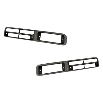 Replacement - Front Driver and Passenger Side Fog Light Bezel Set (Standard Line)