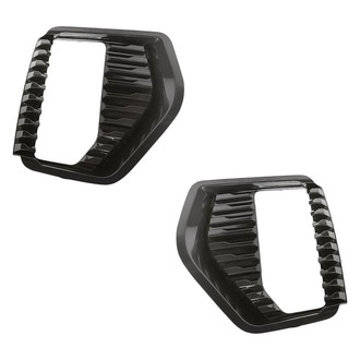 Replacement - Front Driver and Passenger Side Fog Light Bezel Set (Standard Line)