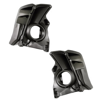 Replacement - Front Driver and Passenger Side Fog Light Bezel Set (Standard Line)