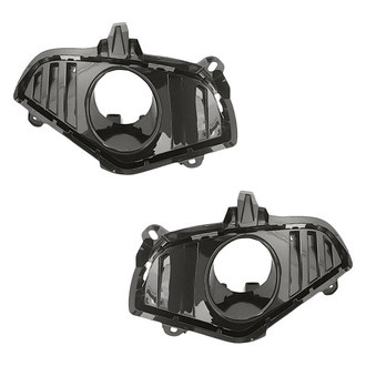 Replacement - Front Driver and Passenger Side Fog Light Bezel Set (Standard Line)