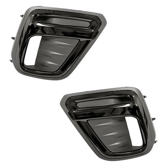 Replacement - Front Driver and Passenger Side Fog Light Bezel Set (Standard Line)