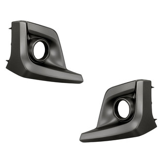 Replacement - Front Driver and Passenger Side Fog Light Bezel Set (Standard Line)