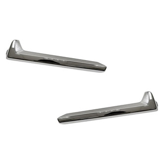 Replacement - Front Driver and Passenger Side Bumper Cover Molding Set (Standard Line)