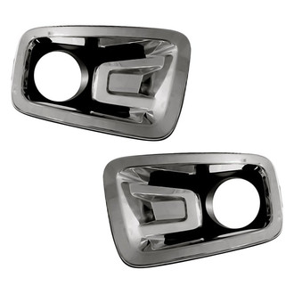 Replacement - Front Driver and Passenger Side Fog Light Bezel Set (Standard Line)