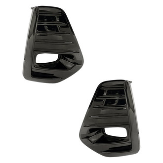 Replacement - Front Driver and Passenger Side Fog Light Bezel Set (Standard Line)