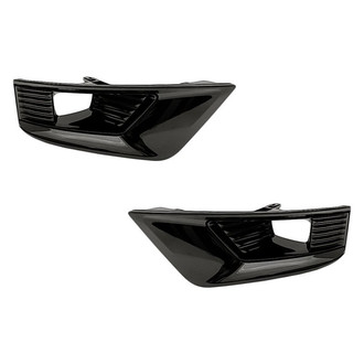 Replacement - Front Driver and Passenger Side Fog Light Bezel Set (Standard Line)