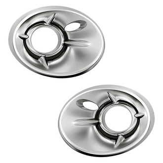 Replacement - Front Driver and Passenger Side Fog Light Bezel Set (Standard Line)