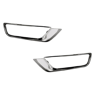 Replacement - Front Driver and Passenger Side Fog Light Bezel Set (Standard Line)