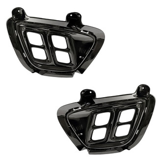 Replacement - Front Driver and Passenger Side Fog Light Bezel Set (Standard Line)