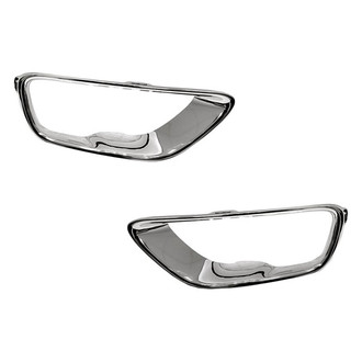 Replacement - Front Driver and Passenger Side Fog Light Trim Set (Standard Line)