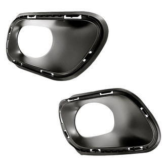 Replacement - Front Driver and Passenger Side Fog Light Bezel Set (Standard Line)