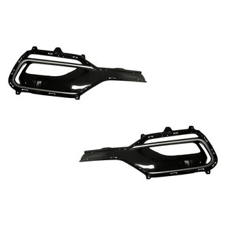 Replacement - Front Driver and Passenger Side Fog Light Bezel Set (Standard Line)