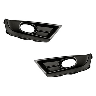 Replacement - Front Driver and Passenger Side Fog Light Bezel Set (Standard Line)