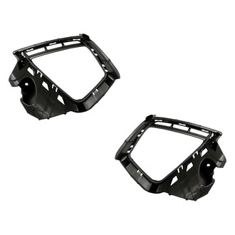 Replacement - Front Driver and Passenger Side Fog Light Bezel Set (Standard Line)