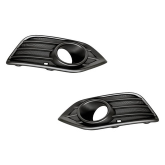Replacement - Front Driver and Passenger Side Fog Light Bezel Set (Standard Line)