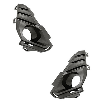 Replacement - Front Driver and Passenger Side Fog Light Bezel Set (Standard Line)