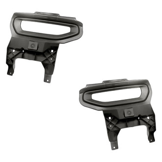 Replacement - Front Driver and Passenger Side Fog Light Bezel Set (CAPA Certified)