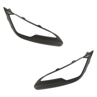 Replacement - Front Driver and Passenger Side Fog Light Bezel Set (Standard Line)