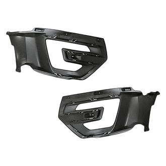 Replacement - Front Driver and Passenger Side Fog Light Bezel Set (Standard Line)