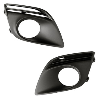 Replacement - Front Driver and Passenger Side Fog Light Bezel Set (Standard Line)
