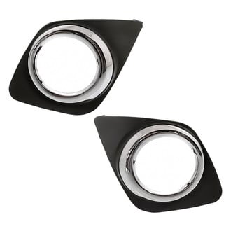 Replacement - Front Driver and Passenger Side Fog Light Bezel Set (Standard Line)
