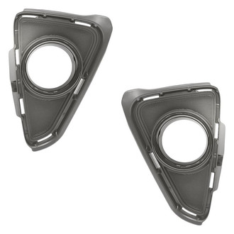 Replacement - Front Driver and Passenger Side Fog Light Bezel Set (Standard Line)