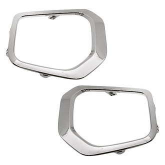 Replacement - Front Outer Driver and Passenger Side Fog Light Surround Set (Standard Line)