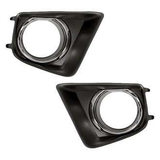 Replacement - Front Driver and Passenger Side Fog Light Bezel Set (Standard Line)