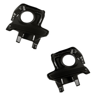 Replacement - Front Driver and Passenger Side Fog Light Bezel Set (Standard Line)