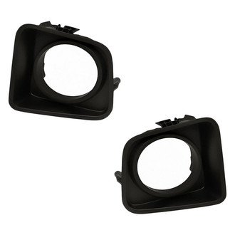 Replacement - Front Driver and Passenger Side Fog Light Bezel Set (Standard Line)