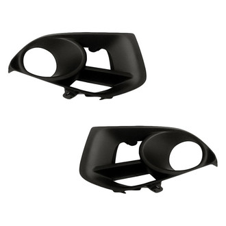 Replacement - Front Driver and Passenger Side Fog Light Bezel Set (Standard Line)