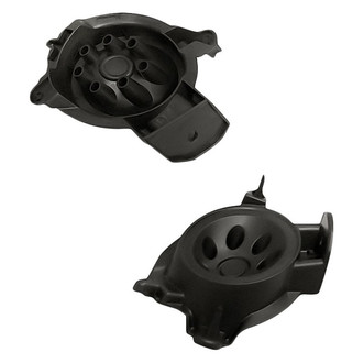 Replacement - Front Driver and Passenger Side Fog Light Cover Set (Standard Line)