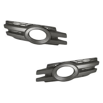 Replacement - Front Driver and Passenger Side Fog Light Bezel Set (Standard Line)