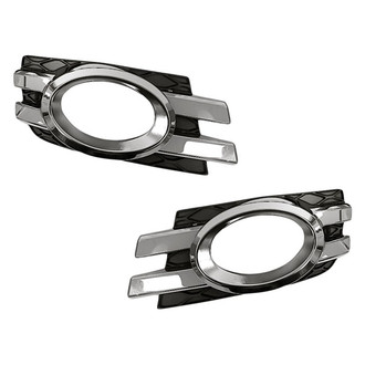 Replacement - Front Driver and Passenger Side Fog Light Bezel Set (Standard Line)
