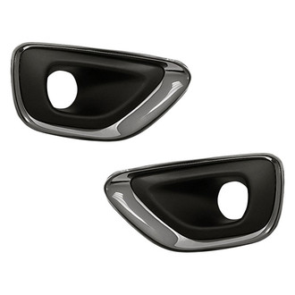 Replacement - Front Driver and Passenger Side Fog Light Bezel Set (Standard Line)