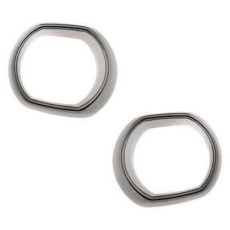 Replacement - Front Driver and Passenger Side Fog Light Trim Set (Standard Line)