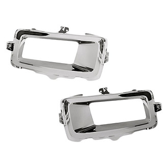 Replacement - Front Driver and Passenger Side Fog Light Bezel Set (Standard Line)
